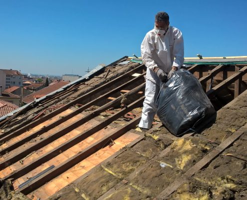 Isolation de toit sous volige à Blagnac